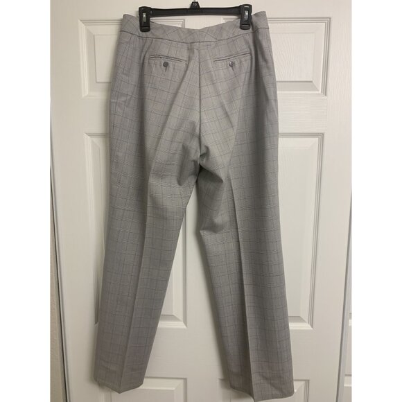 Pendleton Plaid Virgin Wool Chino Pants Size 12 Gray - Picture 3 of 9